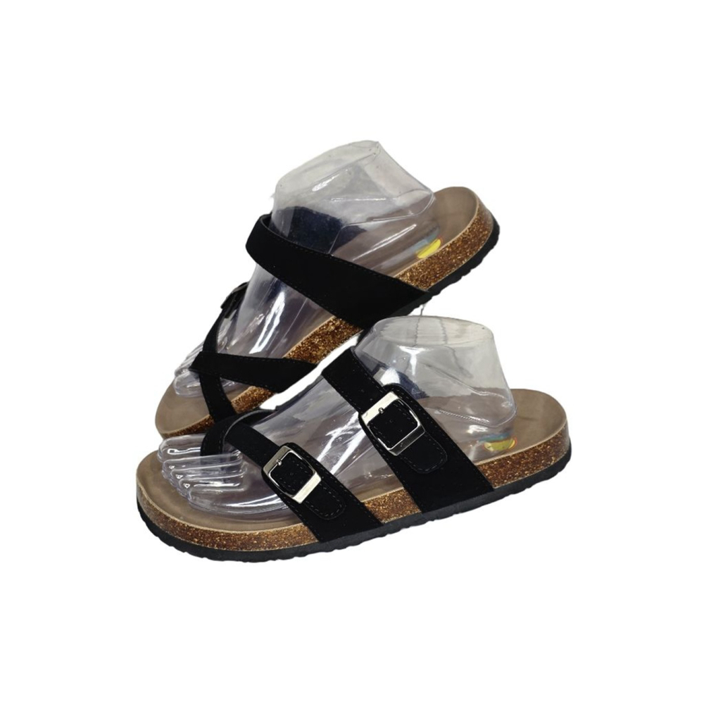 Maui Island Footbed Sandals – Black | Women’s Size 10M